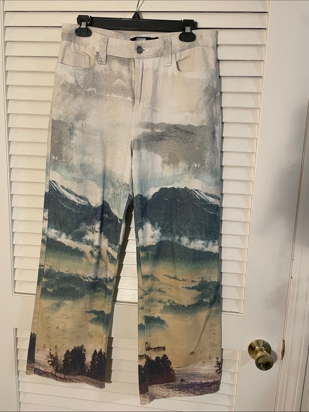 Jaded London Beige/Tan Waistband Jeans W28